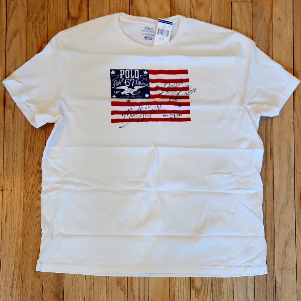 Polo Land of The Free Flag T-Shirt